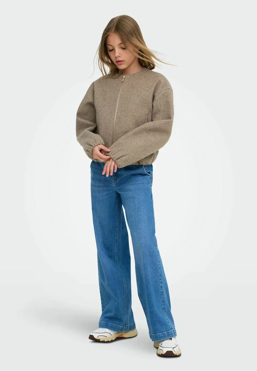 Куртка-Бомбер Kogadina - летняя куртка Only Girls, Taupe Gray