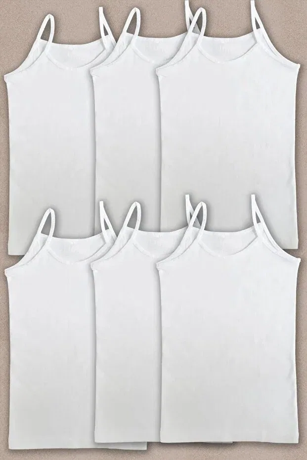 Детское хлопковое белье для девочек Combed cotton rib girls quality undershirt Mostess, White