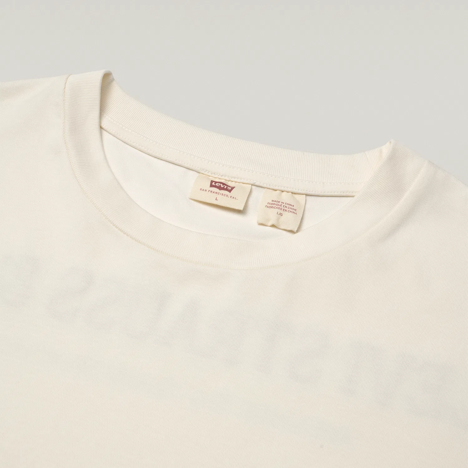 Детская футболка с круглым вырезом Levis, White — фото 4