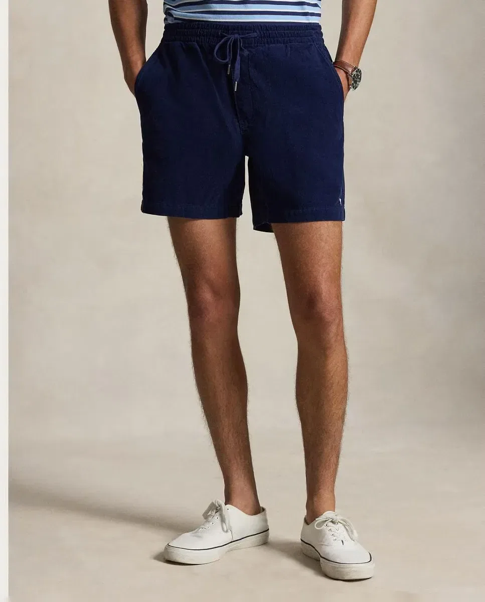 Мужские шорты из вельвета Polo Ralph Lauren, Azul Marino — фото 2
