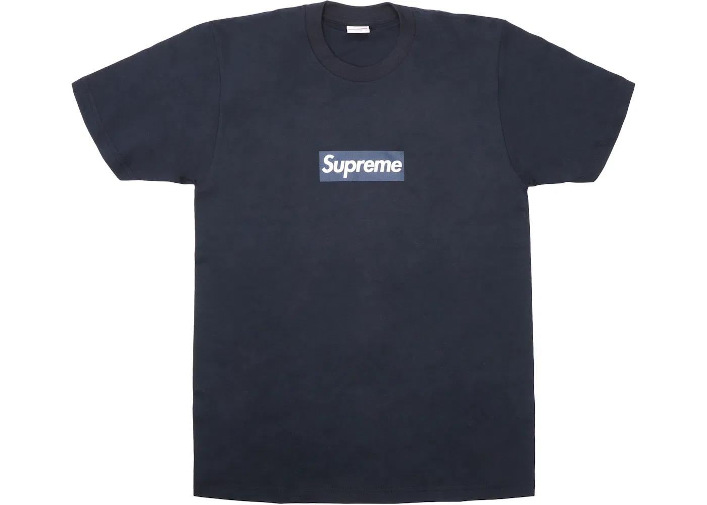 Мужская футболка Supreme New York Yankees Box Logo Tee, Navy
