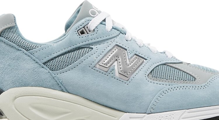 Кроссовки New Balance Kith x 990v2 Made in USA 'Storm Blue', синий — фото 3