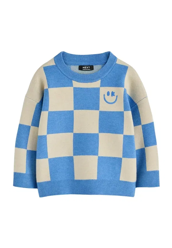 Джемпер клетчатый Jumper Next checkerboard, синий