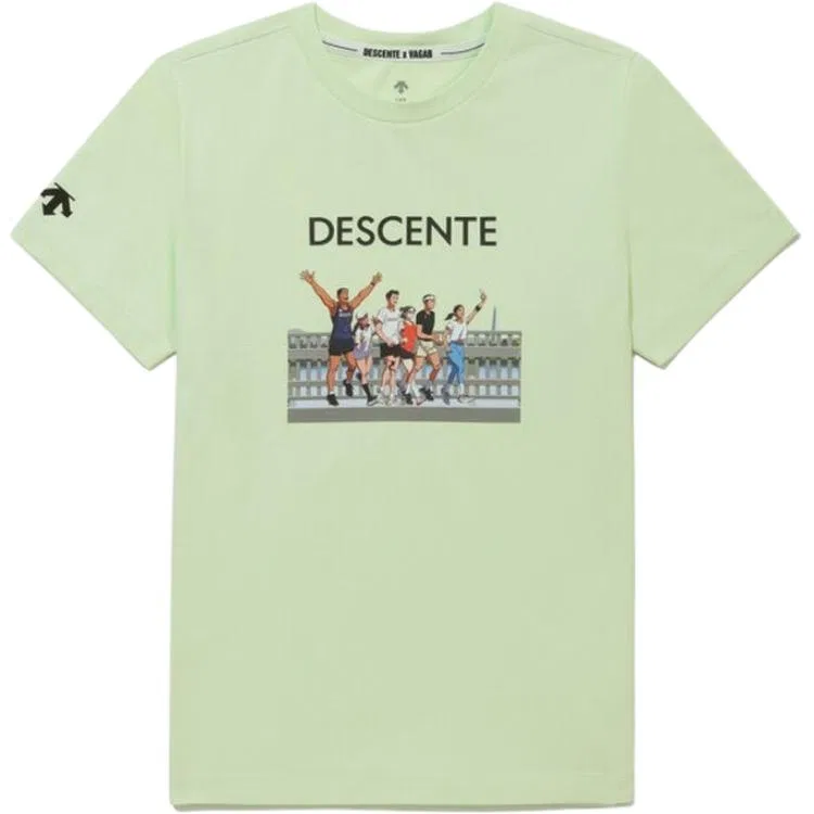 Детская футболка с коротким рукавом x Kim Jung yoon T Shirt DESCENTE, LGRN