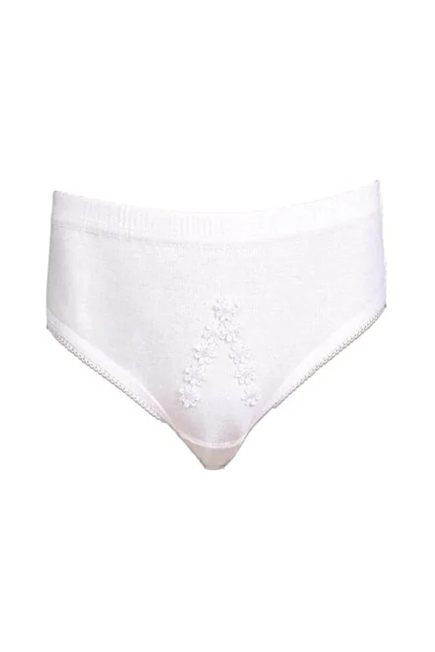 Детские трусы для девочек хлопковые 12 шт Daisy Bikini Generic Brands, White