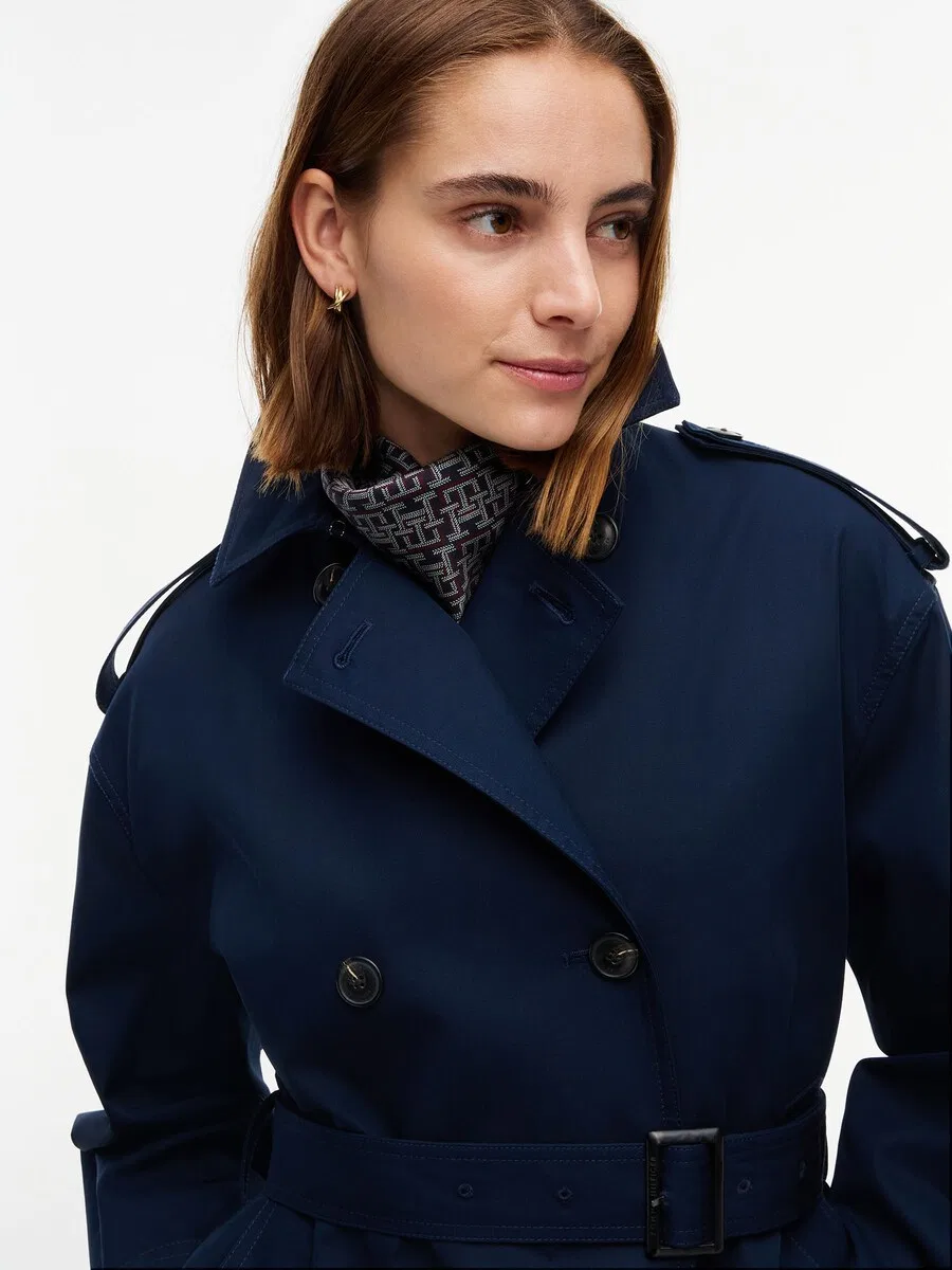 Пальто TOMMY HILFIGER Between-Seasons цвета «ночной синий» — фото 3