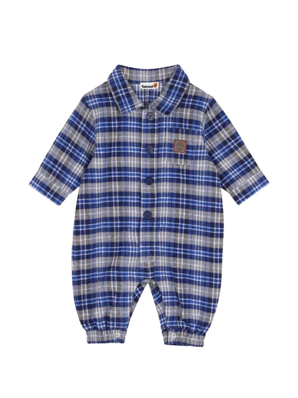 Комбинезон в клетку Timberland Kids, синий