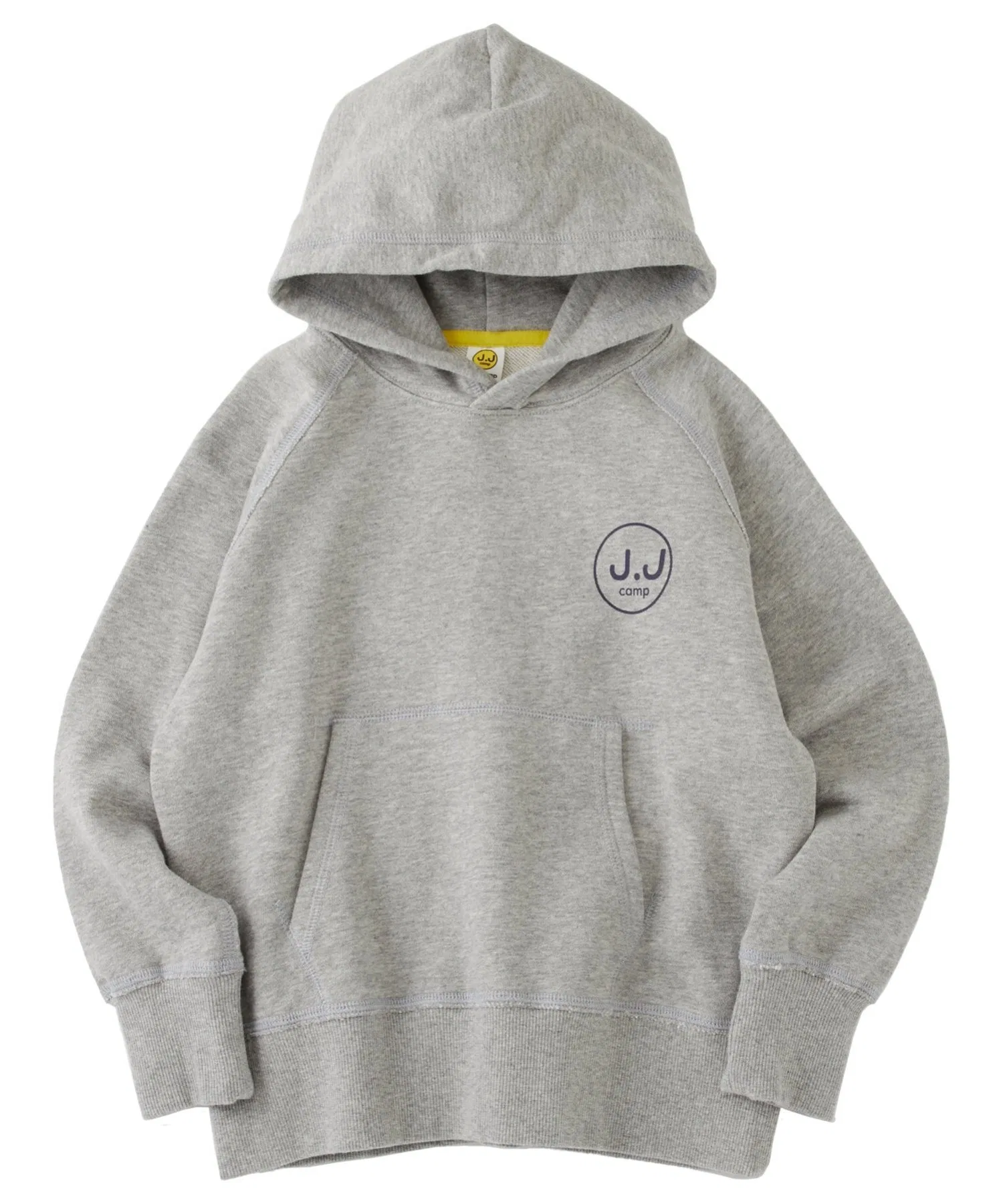 Детская толстовка с капюшоном JJ CAMP/(K) из 100% хлопка с крупным силуэтом. Robe, MOKU