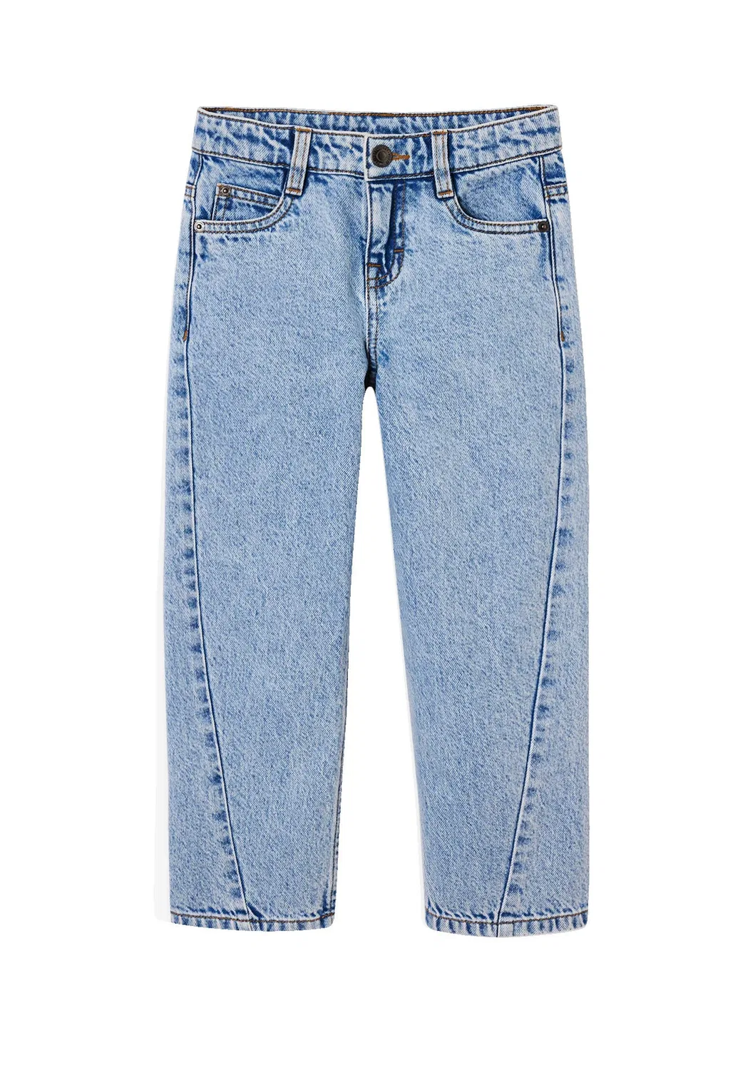 Gerade Jeans jungen, schräge aussennaht, Bundweite Verstellbar - джинсы прямого кроя Vertbaudet, Double Stone