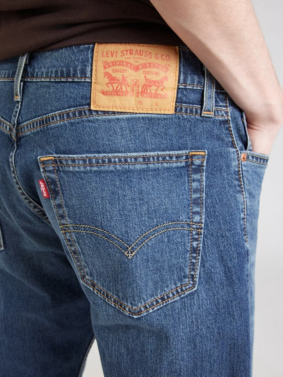 Джинсы LEVI'S Regular '505 REGULAR' синего цвета — фото 2