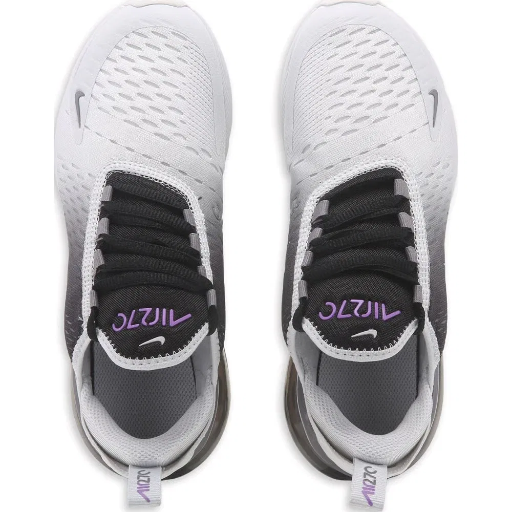 Детские кроссовки Air Max 270 Nike, Grey/Black/Purple — фото 4