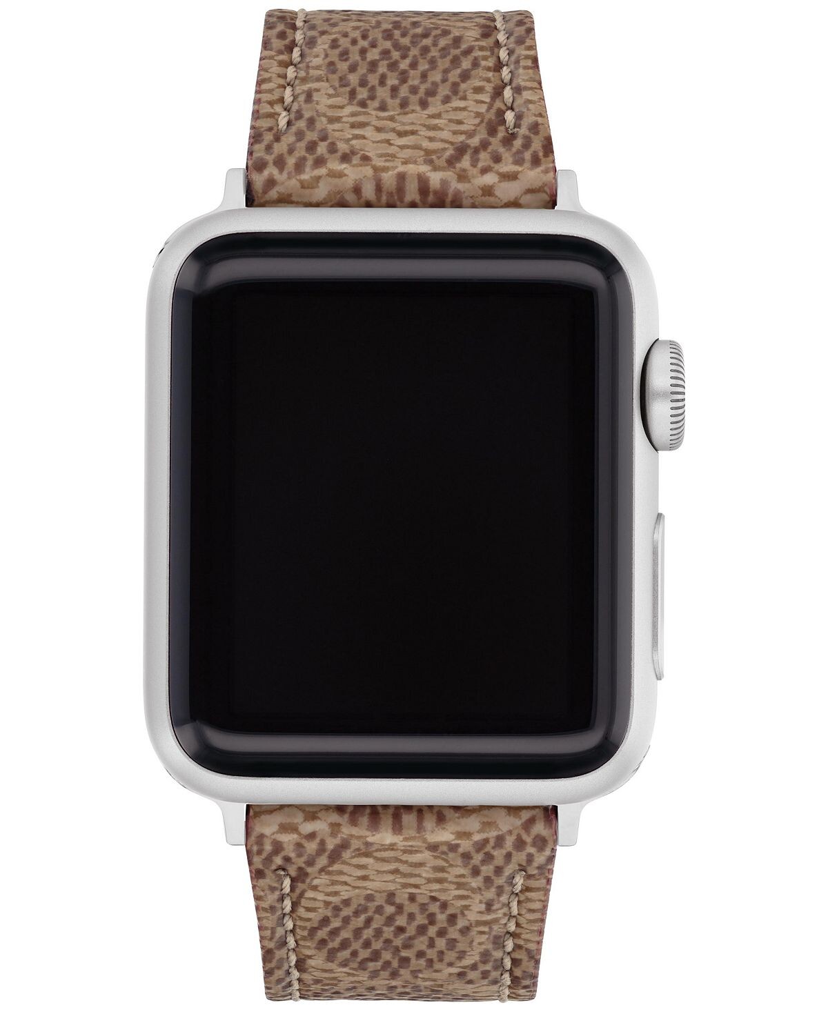 

Коричневый холщовый ремешок 38/40/41 мм ремешок apple watch COACH, коричневый