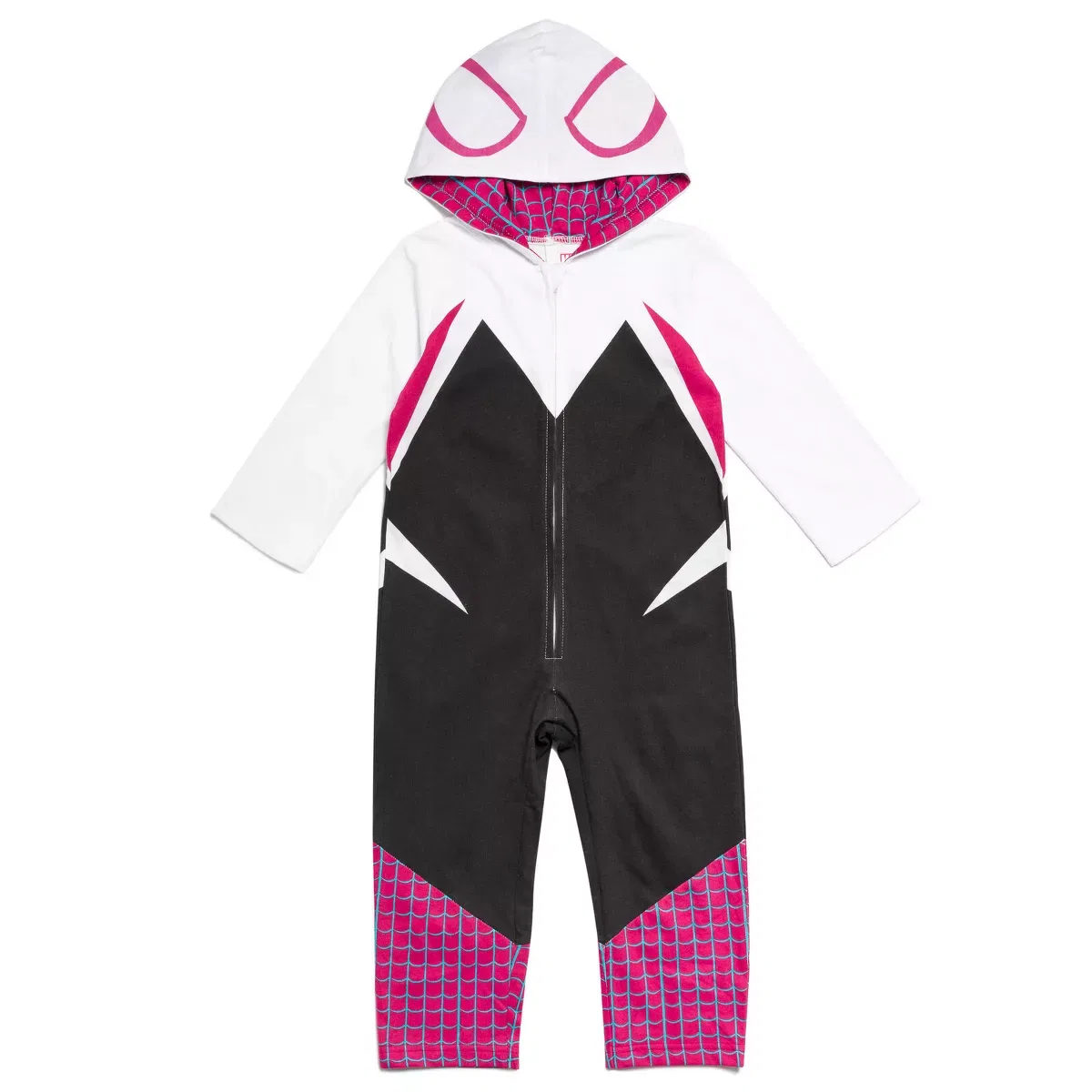Детский комбинезон-кигуруми с длинным рукавом Marvel Zip Up Cosplay Coverall Marvel, Белый