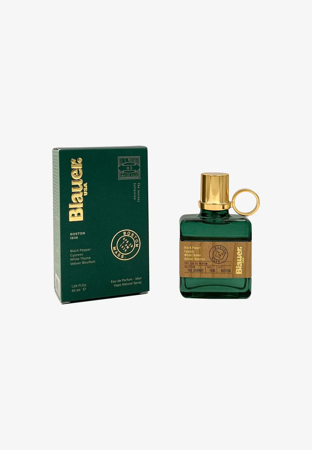 Blauer the travel Collection Boston 1936 парфюмированная вода Man Vapo Natural Spray 40 мл - парфюмированная вода Blauer Fragrances, 40 мл — фото 2