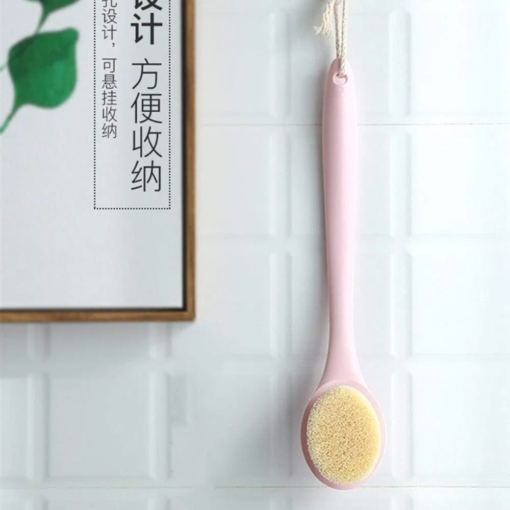 Щетка для тела с длинной ручкой, QinWenYan, 38x7.8x2.7 см, Pink — фото 2