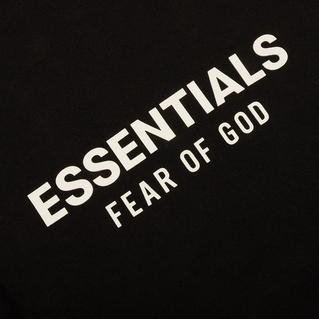 Детский свитшот Fear Of God Essentials, Meteorite Black/BLACK — фото 4