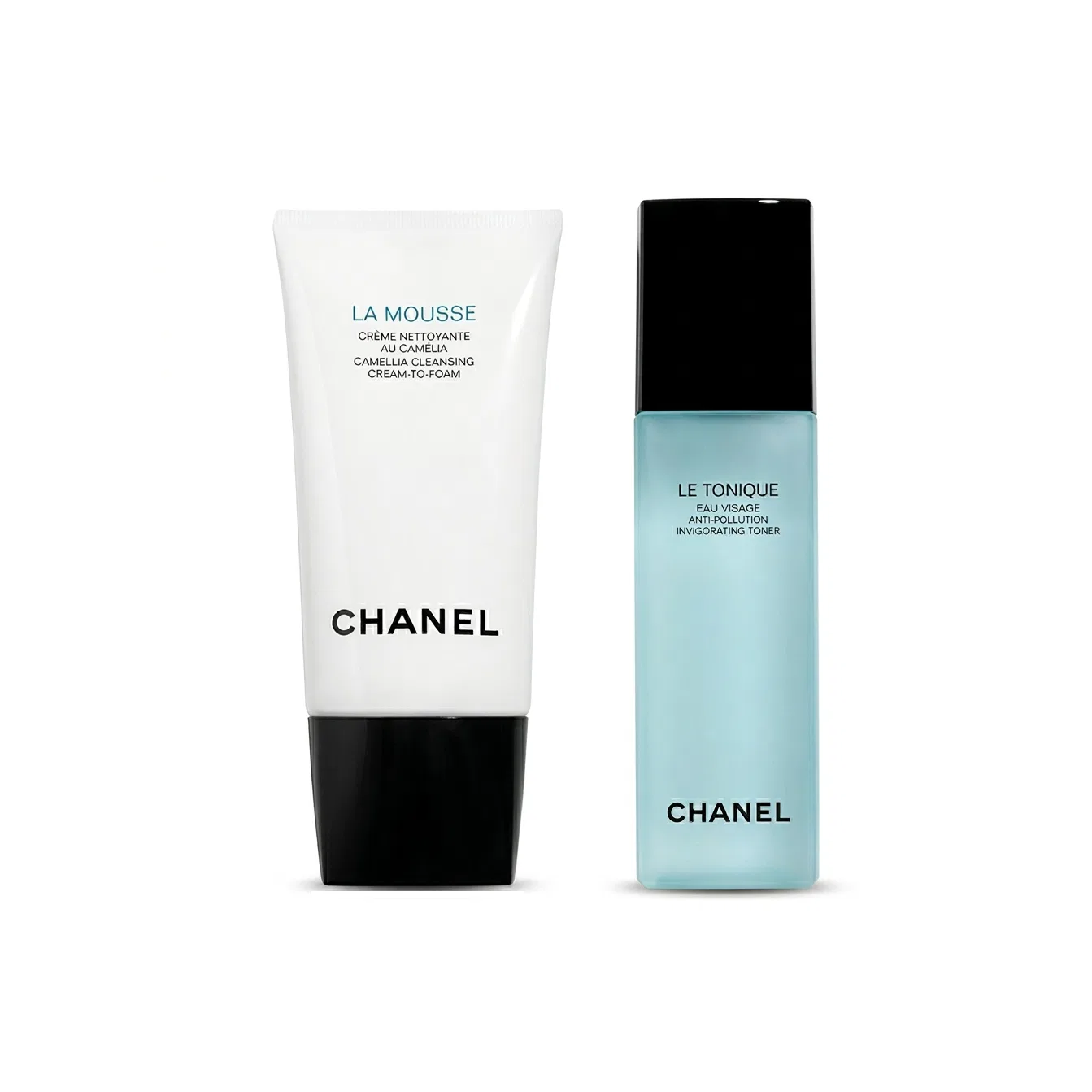 Набор для ухода за кожей Camellia Foam Hydrating Facial Cleanser 150мл + Camellia Toner 60мл, CHANEL, Blue Water