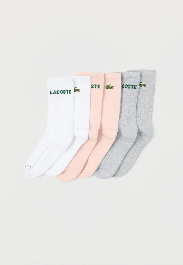 Набор из 6 пар носков унисекс Lacoste, белый
