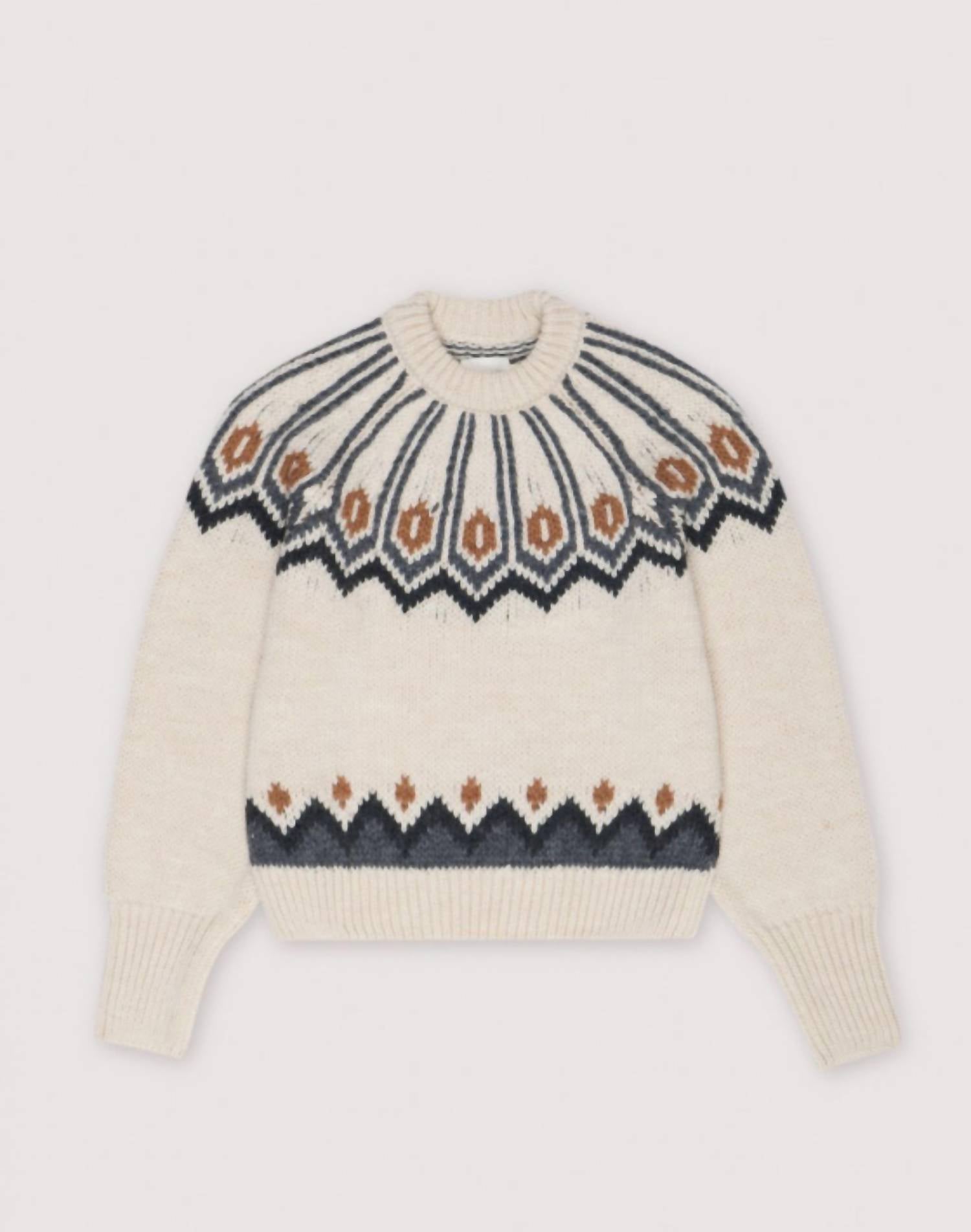 

Женский свитер Davos в стиле Фэр-Айл The New Society, цвет fair isle
