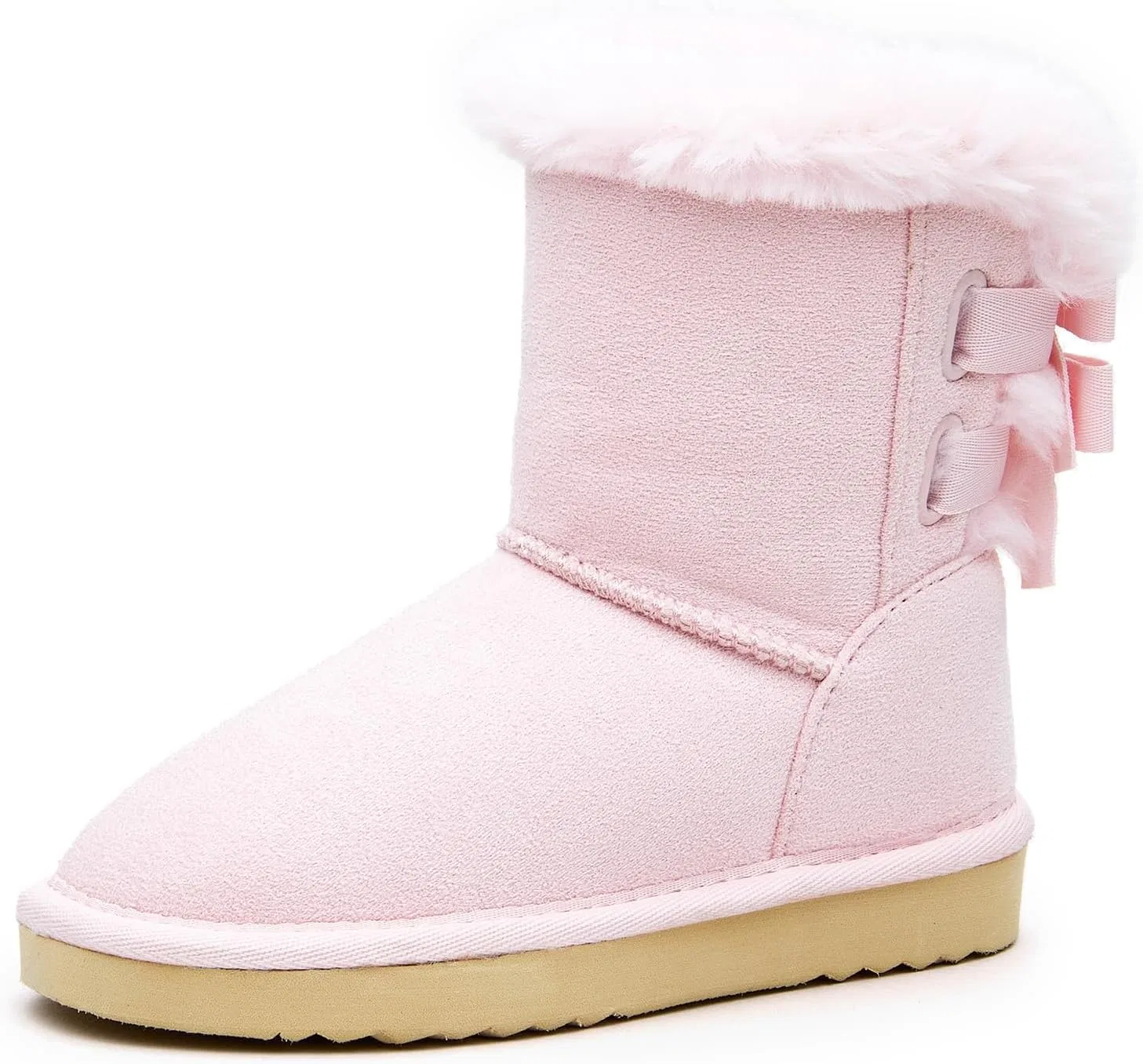 Детские зимние сапоги для девочек с мехом EasyStar, Pink