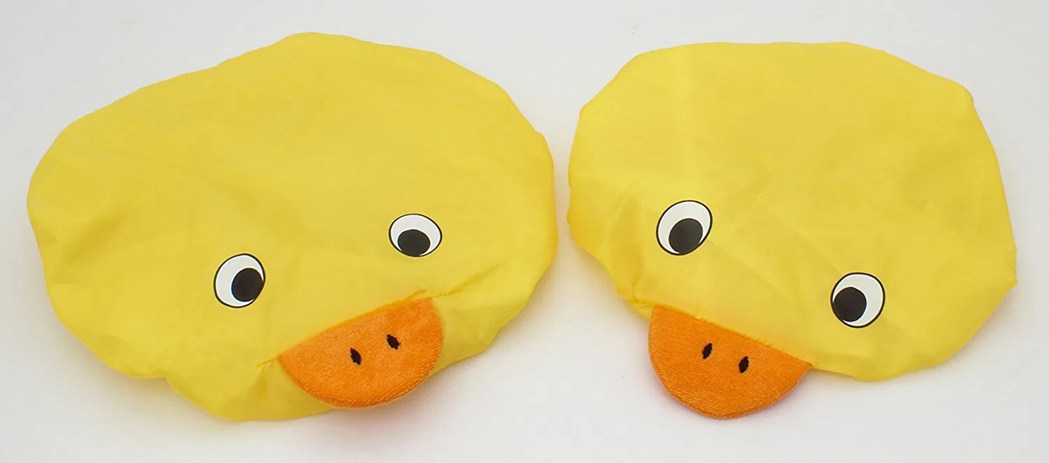 Шапочка для душаs, Детские, Zoie + Chloe, Набор 4 шт, Ducky — фото 3