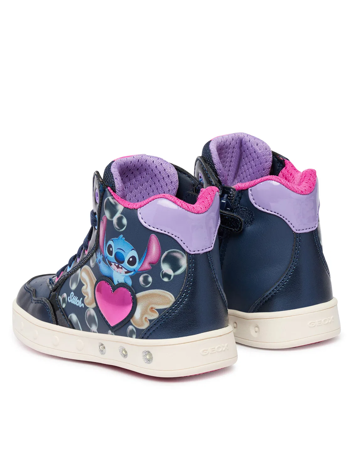 Кроссовки для девочки Skylin Girl Geox, темно-синий — фото 3