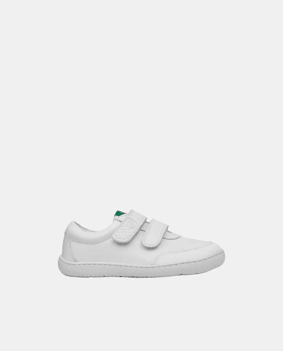 Кроссовки из натуральной кожи, Colegial Barefoot, Gorila, белый