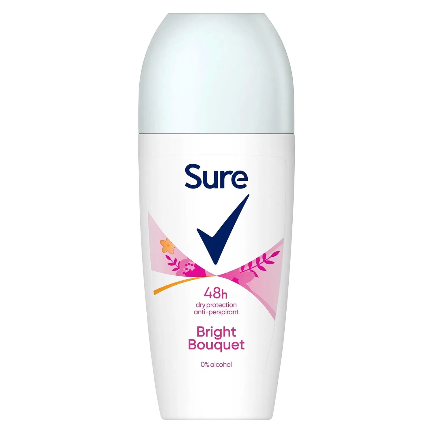 Антиперспирант-дезодорант роликовый Sure Bright Bouquet, 6 шт по 50 мл, аромат Strawberry, Apricot & Vanilla