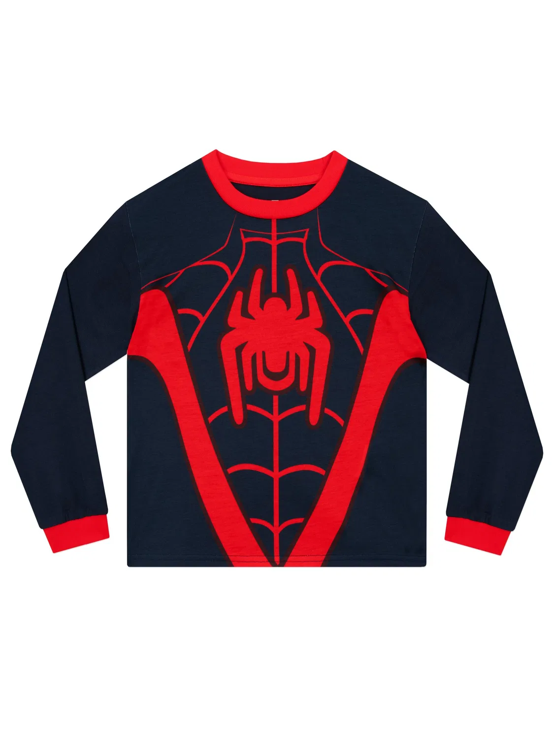 Пижама с принтом Miles Morales, Marvel Character, черный — фото 3