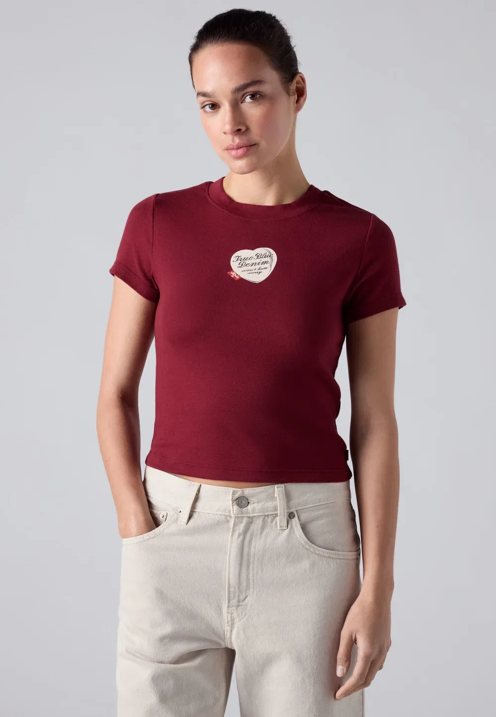 Детская футболка Gr essential с принтом Levi'S, Warm Cabernet