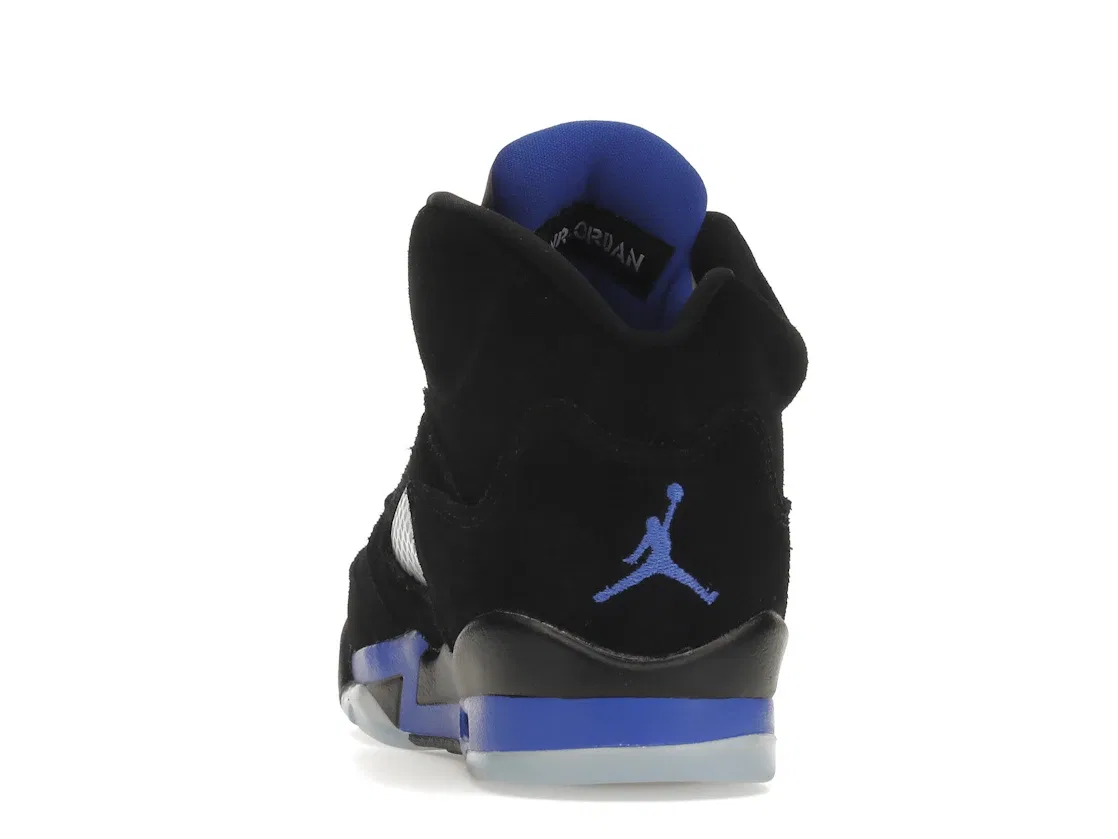 Детские кроссовки с принтом Jordan 5 Retro Jordan, Black/Racer Blue-Reflective Silver — фото 4