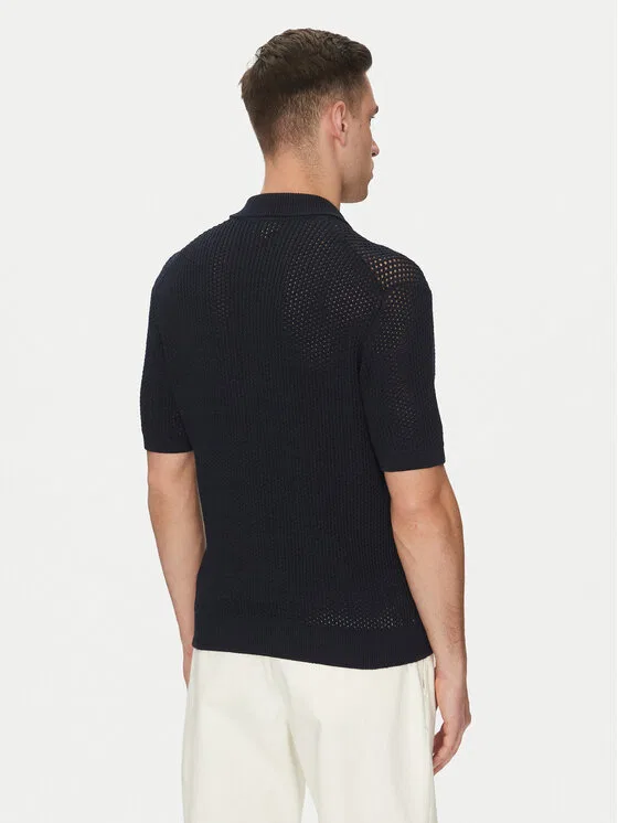 Свитер regular fit Lacoste, темно-синий — фото 3