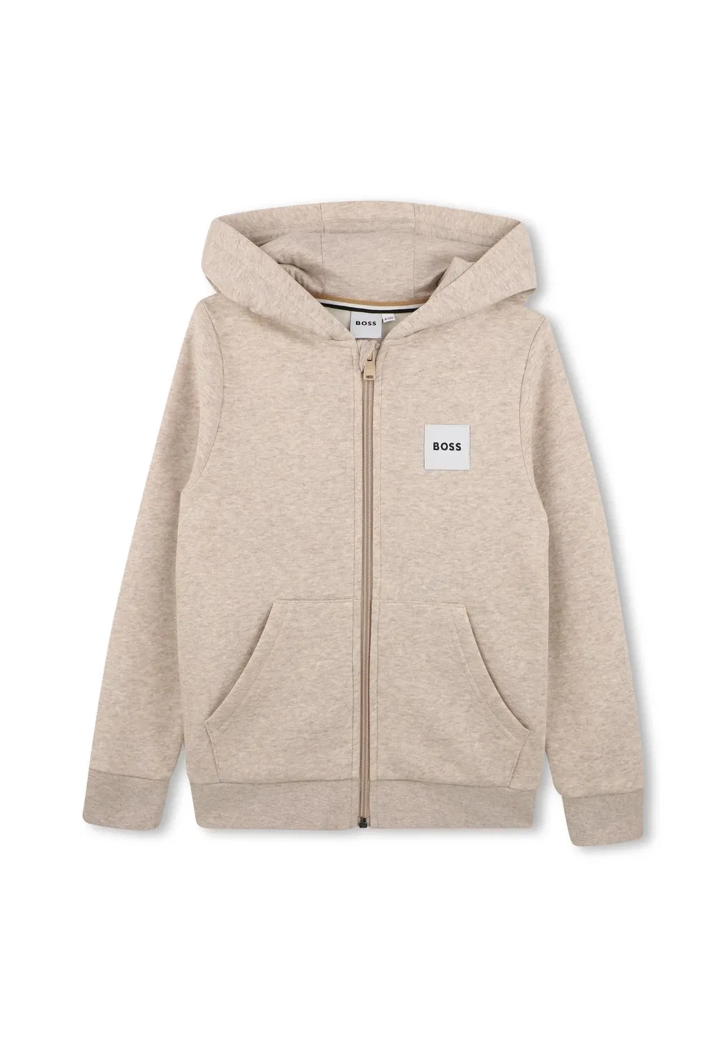 Детский/Подростковый кардиган-костюм на молнии Boss Kidswear, Off White Marl