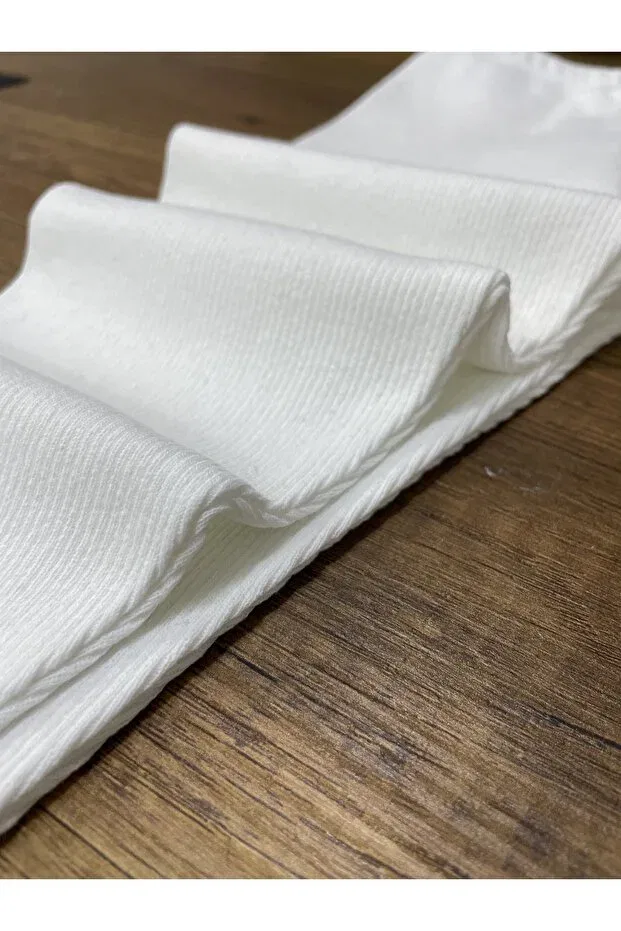 Детские леггинсы для девочек хлопковые Basics Berat Moda, White