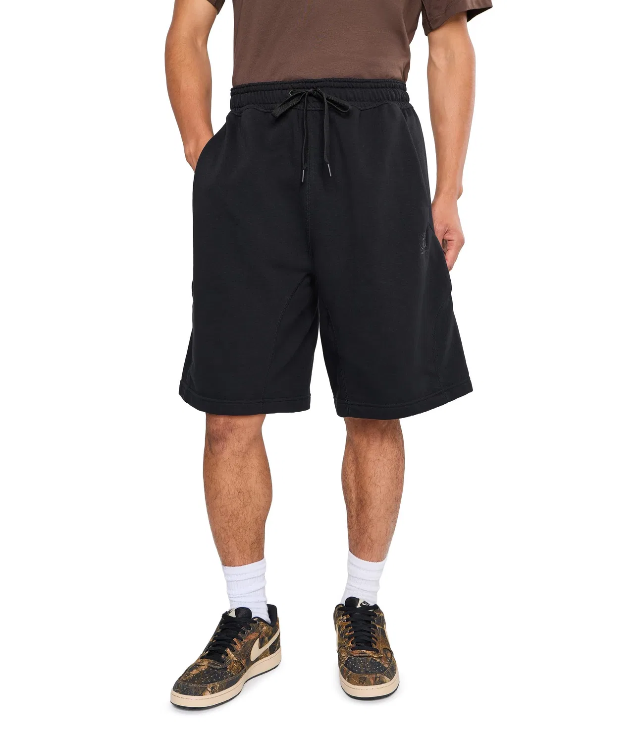 Флисовые шорты Dri-FIT NAC Nike, Black/Clear