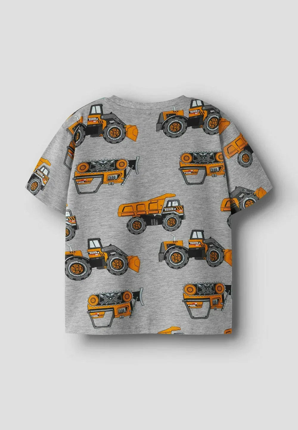 Nmmjimmy tonka ss nreg top cplg - print t-shirt Name It, Grey Melange — фото 2