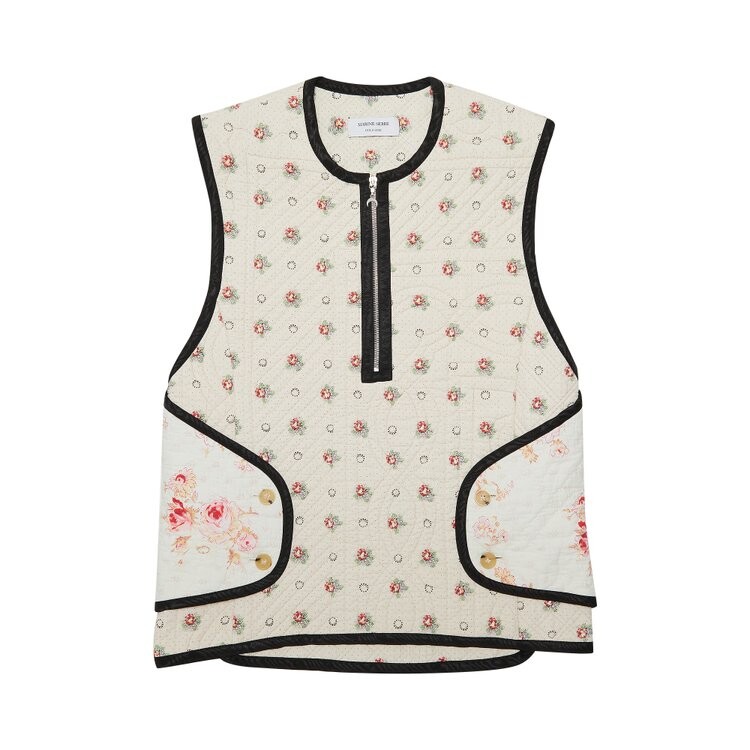 

Жилет Marine Serre Boutis Armor Vest 'White/Multicolor', белый