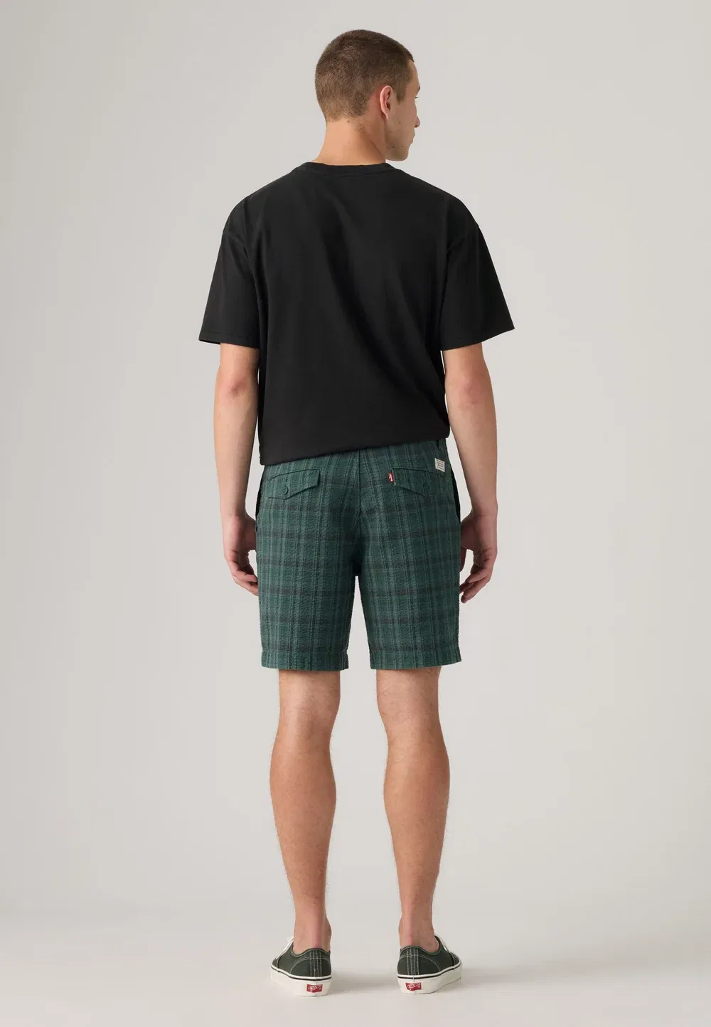 Xx аутентичные свободные шорты ii - шорты Levi'S, Wyatt Plaid Vintage Teal Seersucker — фото 3