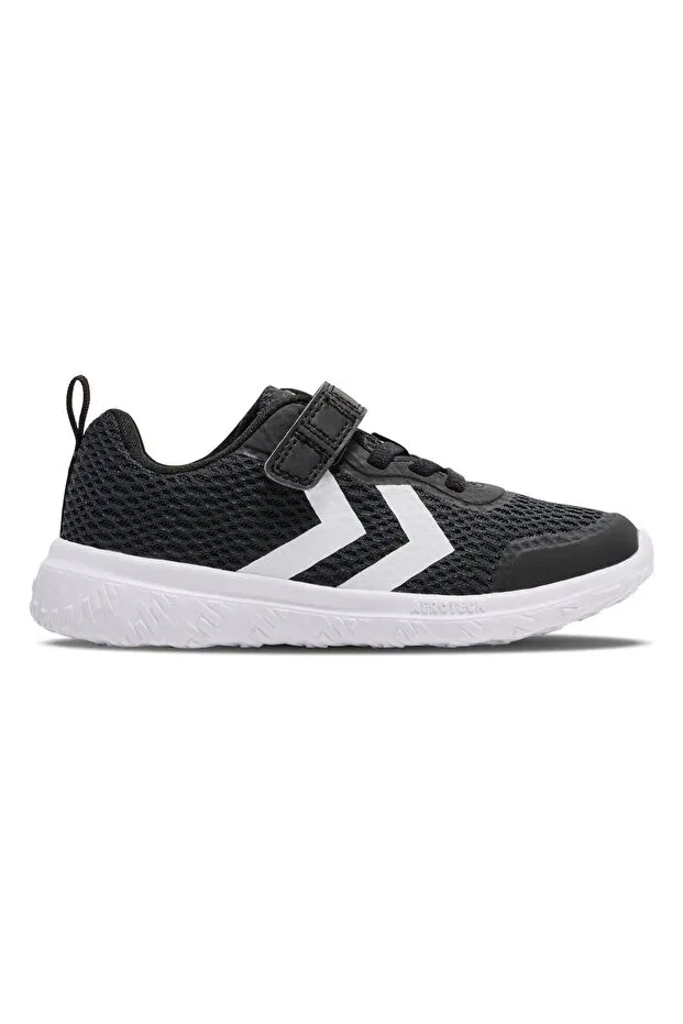 Детские туфли для девочек с коротким каблуком Actus recycled jr kids shoes Hummel, Black — фото 2