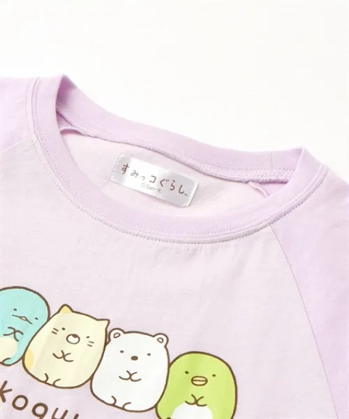 Детская пижама с коротким рукавом Sumikko Gurashi, модель QUNTSTYLE, Purple — фото 3