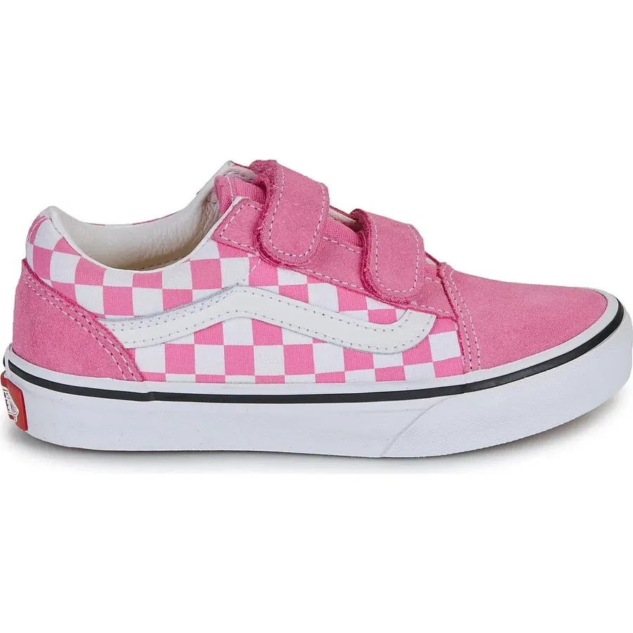 Детские кроссовки Vans Old Skool V, Розовый — фото 3