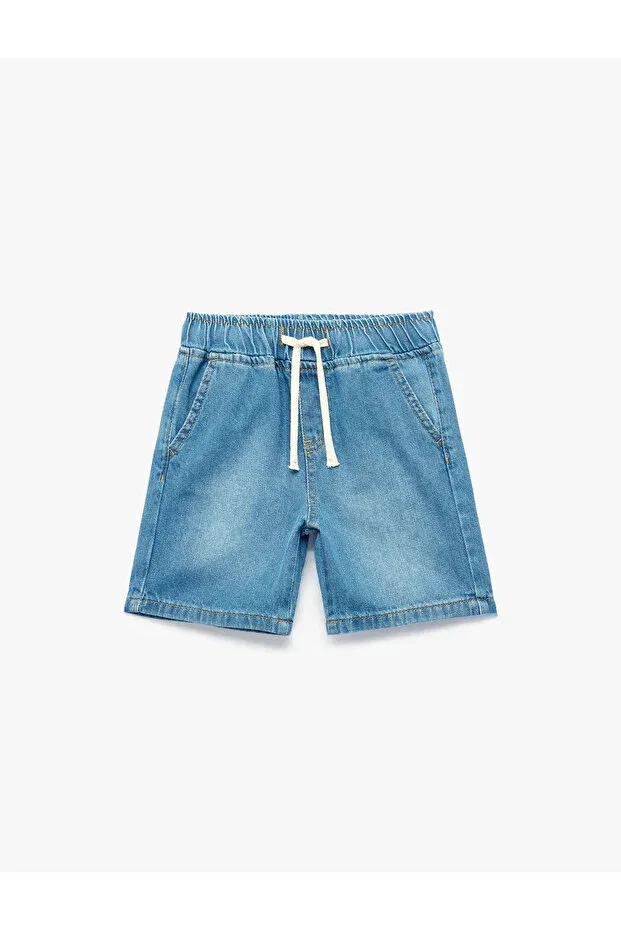 Детские шорты для мальчиков джинсовые Koton, Middle Indigo — фото 3