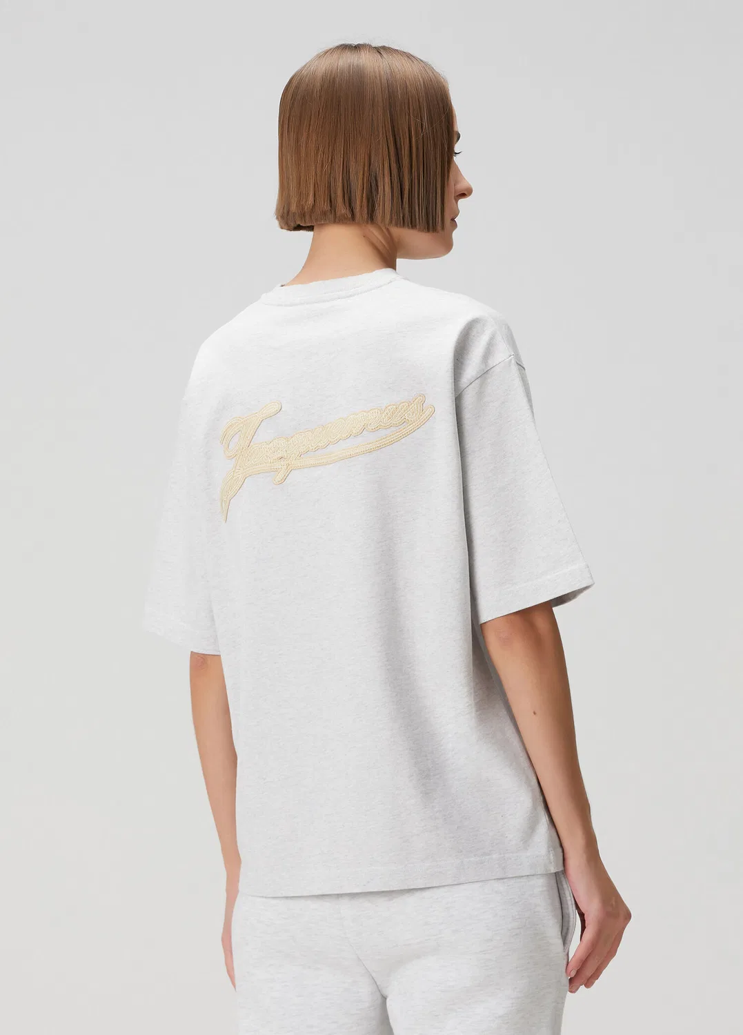 Футболка Jacquemus, серый — фото 4