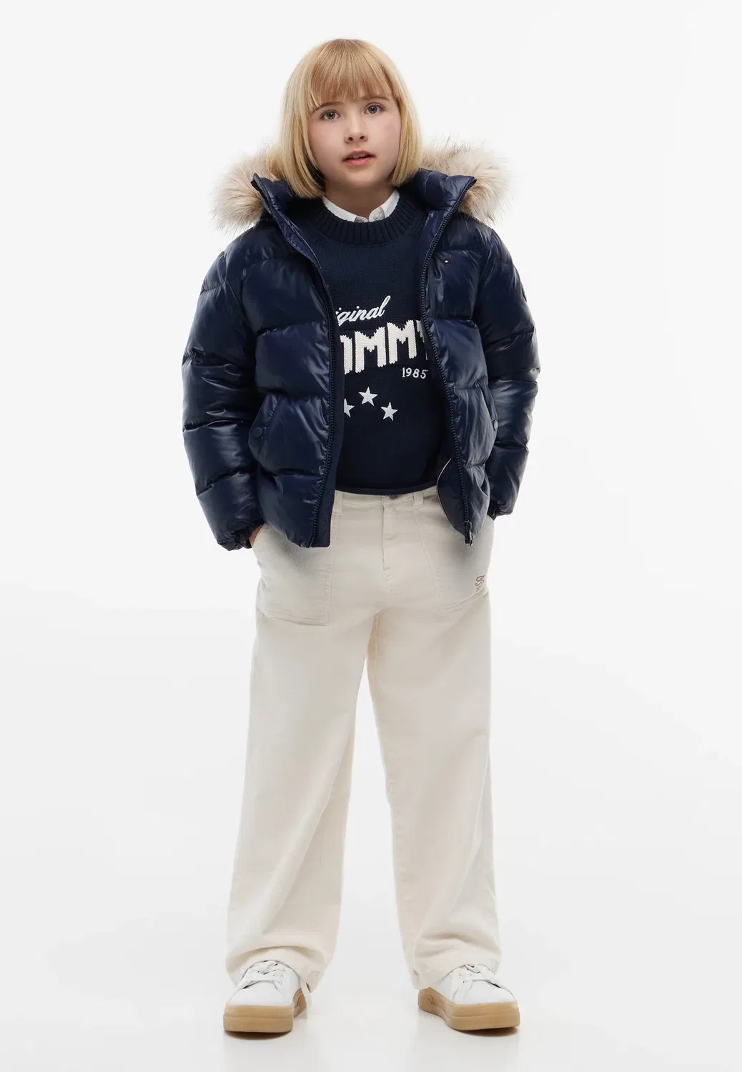 Незаменимая пуховая куртка унисекс Tommy Hilfiger, Dark Blue