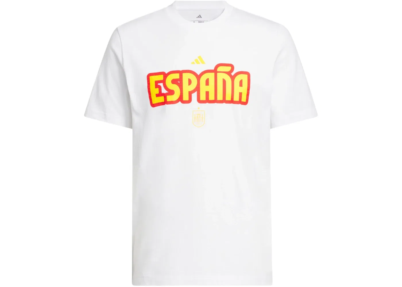 Мужская футболка с принтом Adidas World Cup 2026 Spain Home Graphic Tee, White