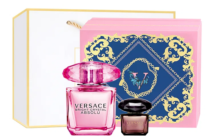 Женский парфюмерный набор VERSACE Zhenzhi Pink Diamond, 50 мл, Цвет: Pink — фото 3