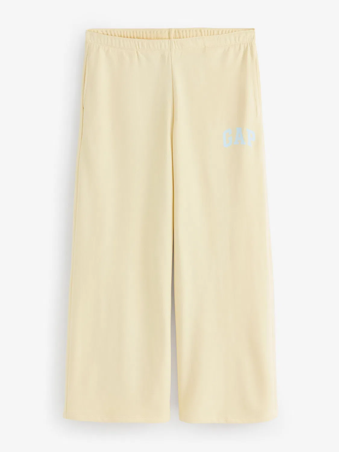 Джоггеры французский терри, широкие Gap, желтые