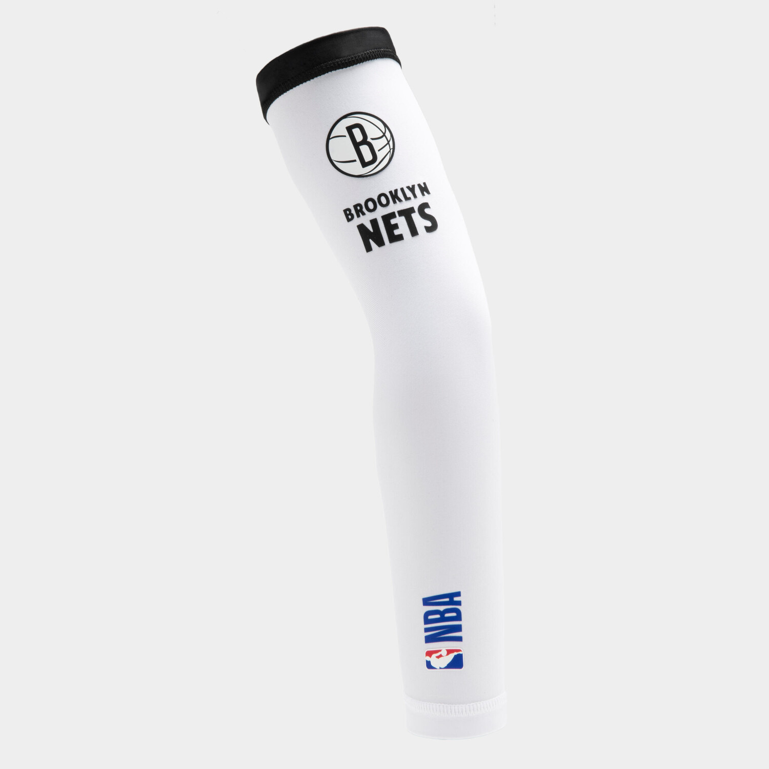 

Детские баскетбольные налокотники E500 NBA Brooklyn Nets белые TARMAK, белый черный