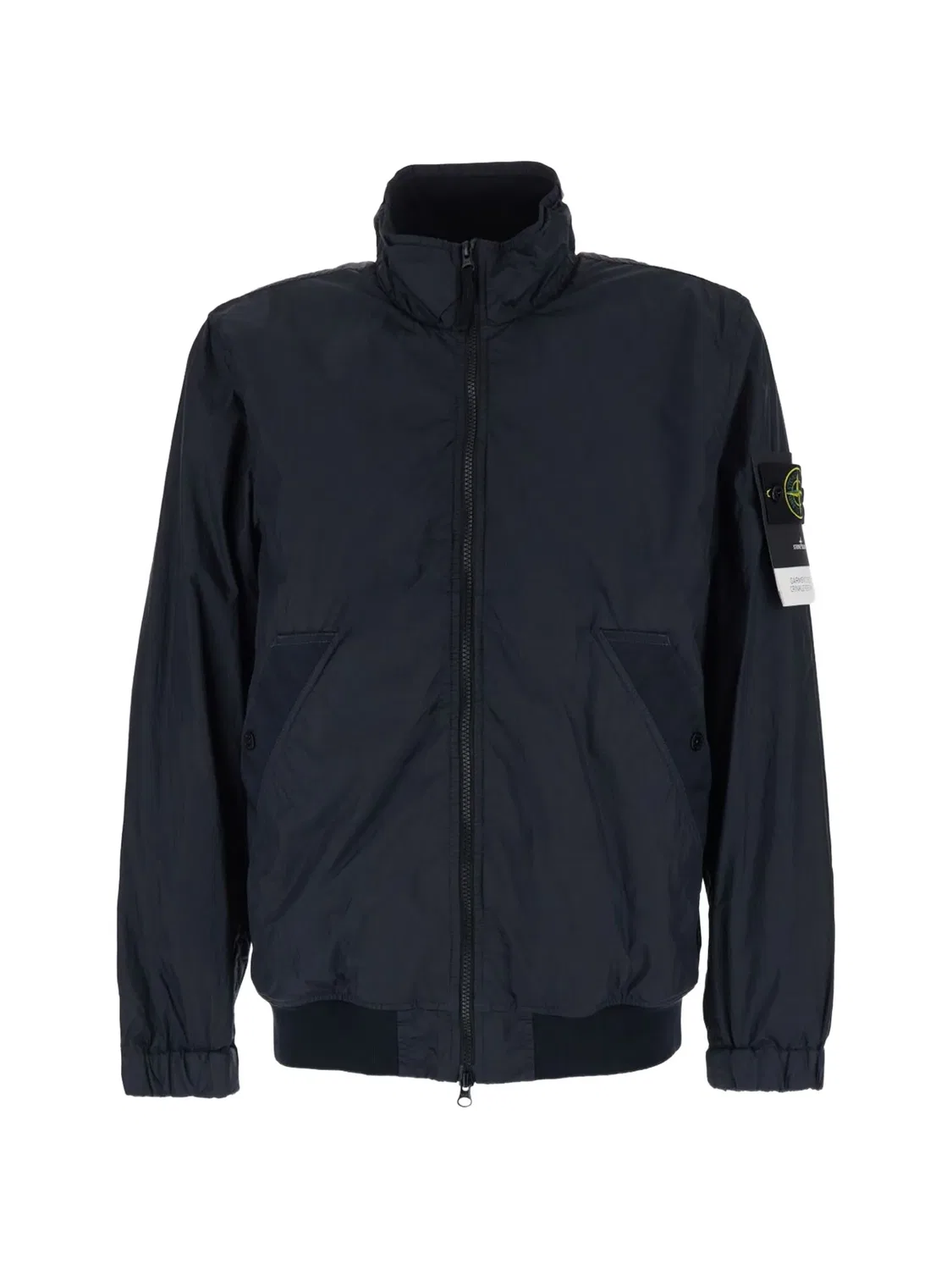 Куртка на молнии Crinkle Reps NY синяя Stone Island, синий