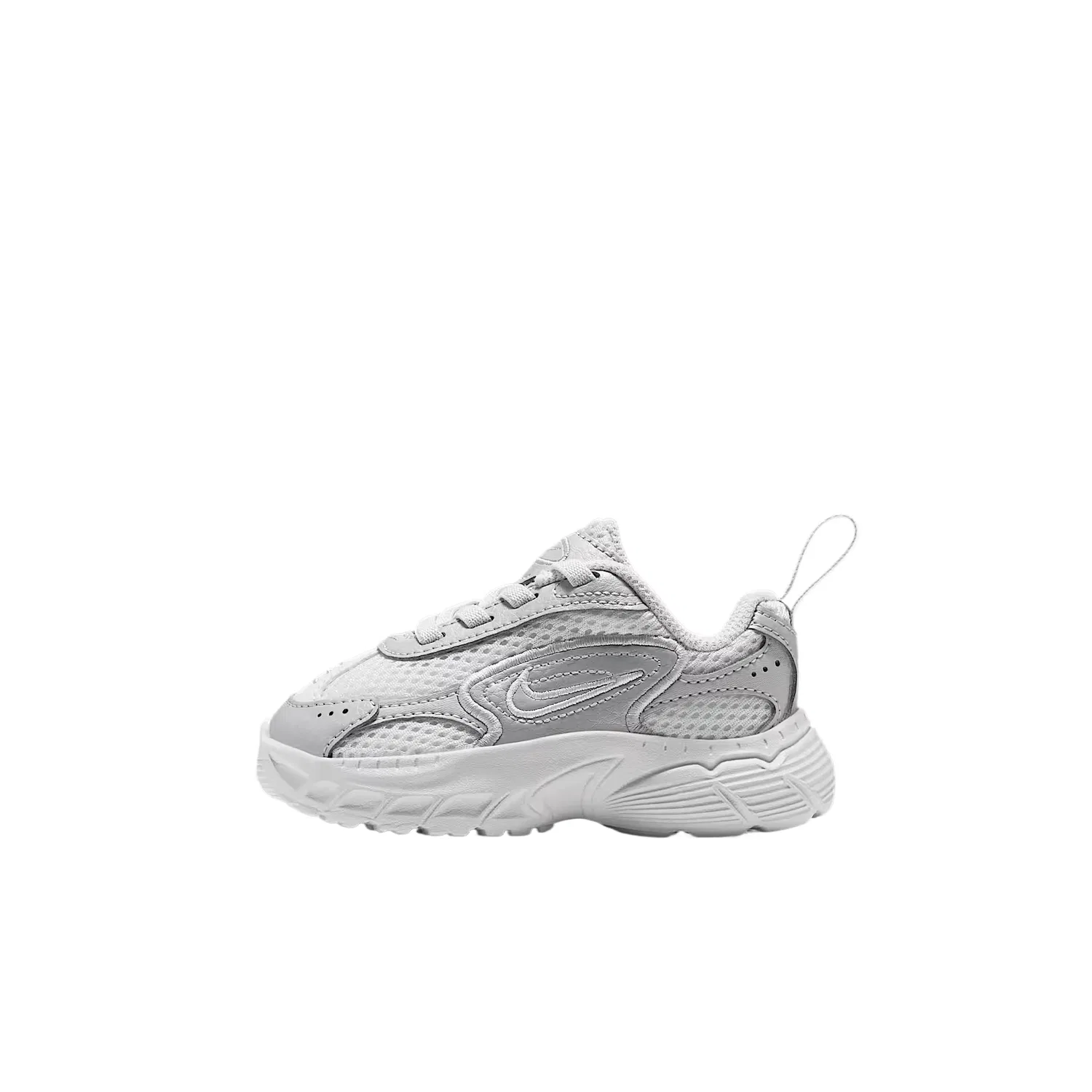 Детская обувь Nike Baby, Ecru/Metallic Silver/Mist Gray